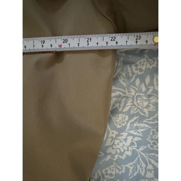 London Fog Coat 40L Tan Maincoat Weatherwear Trench Double Breasted Button - Picture 6 of 14